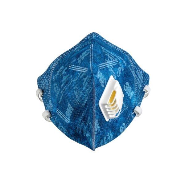 MÁSCARA DESCARTÁVEL PFF2 C/V AZUL 3M 9822 - Image 1