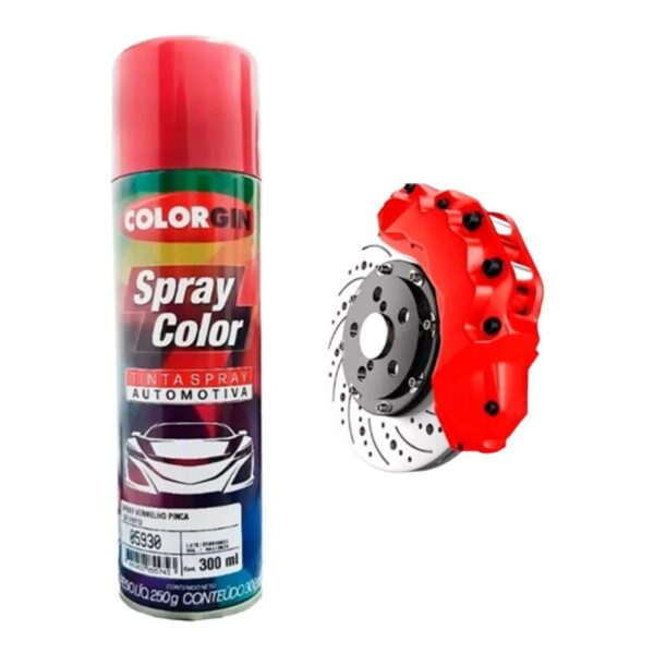 SPRAY VERMELHO PINÇA DE FREIO 300ML SHERWIN-WILLIAMS