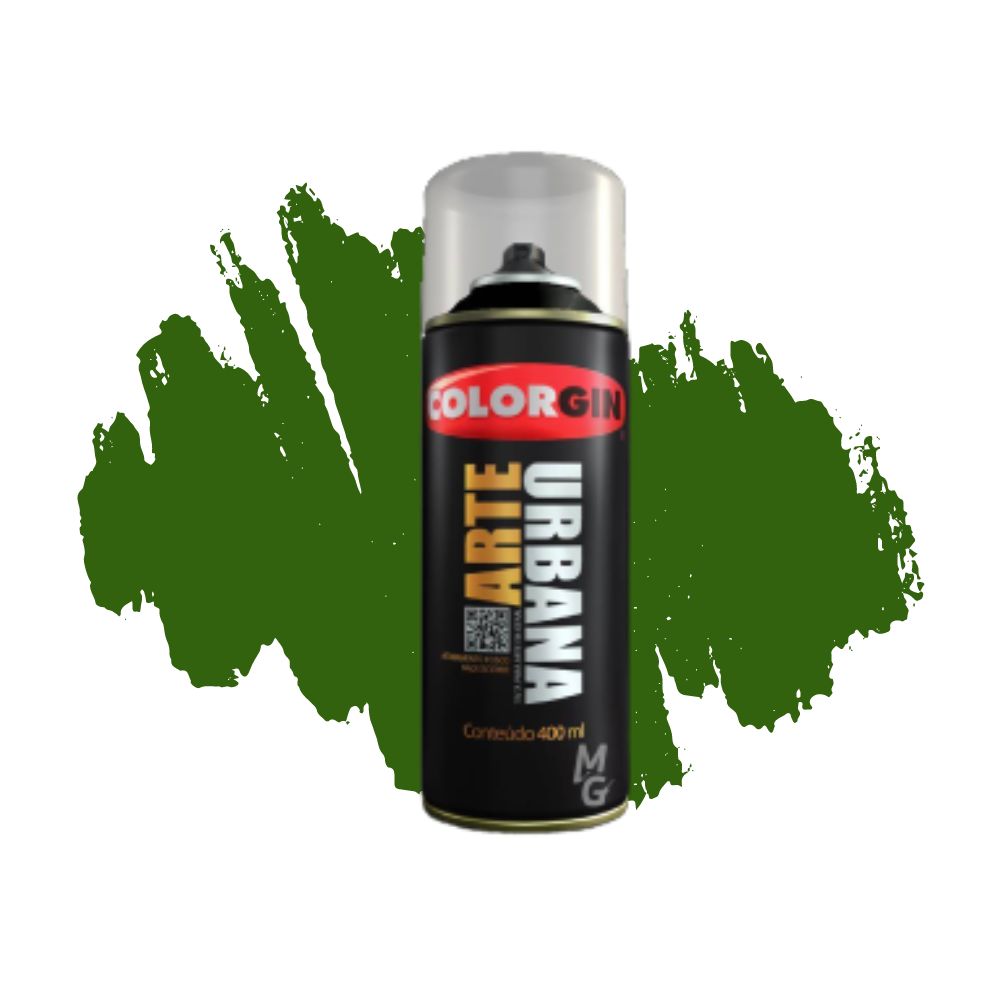 SPRAY VERDE BANDEIRA 906 ARTE URBANA COLORGIN