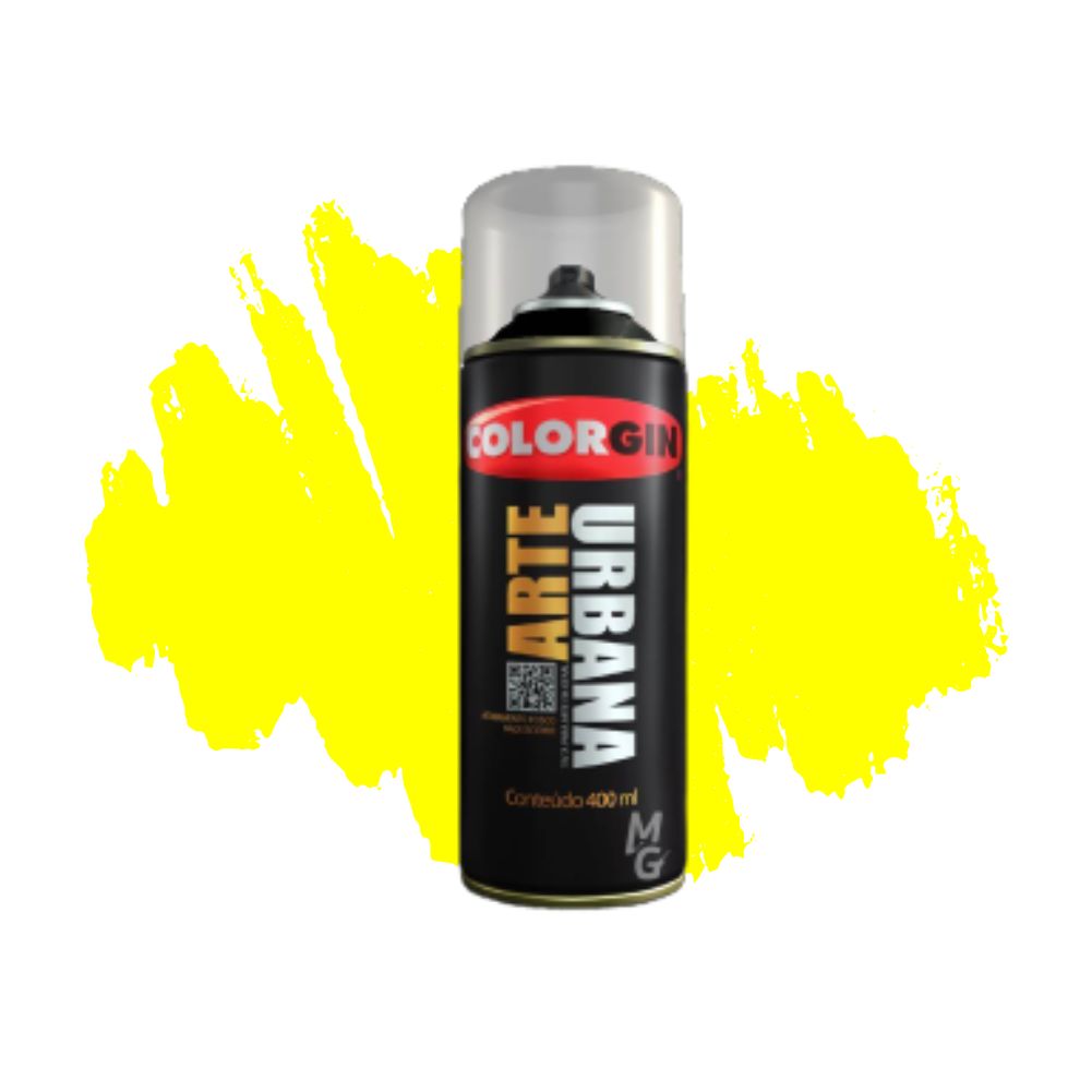 SPRAY AMARELO SOL 915 ARTE URBANA COLORGIN