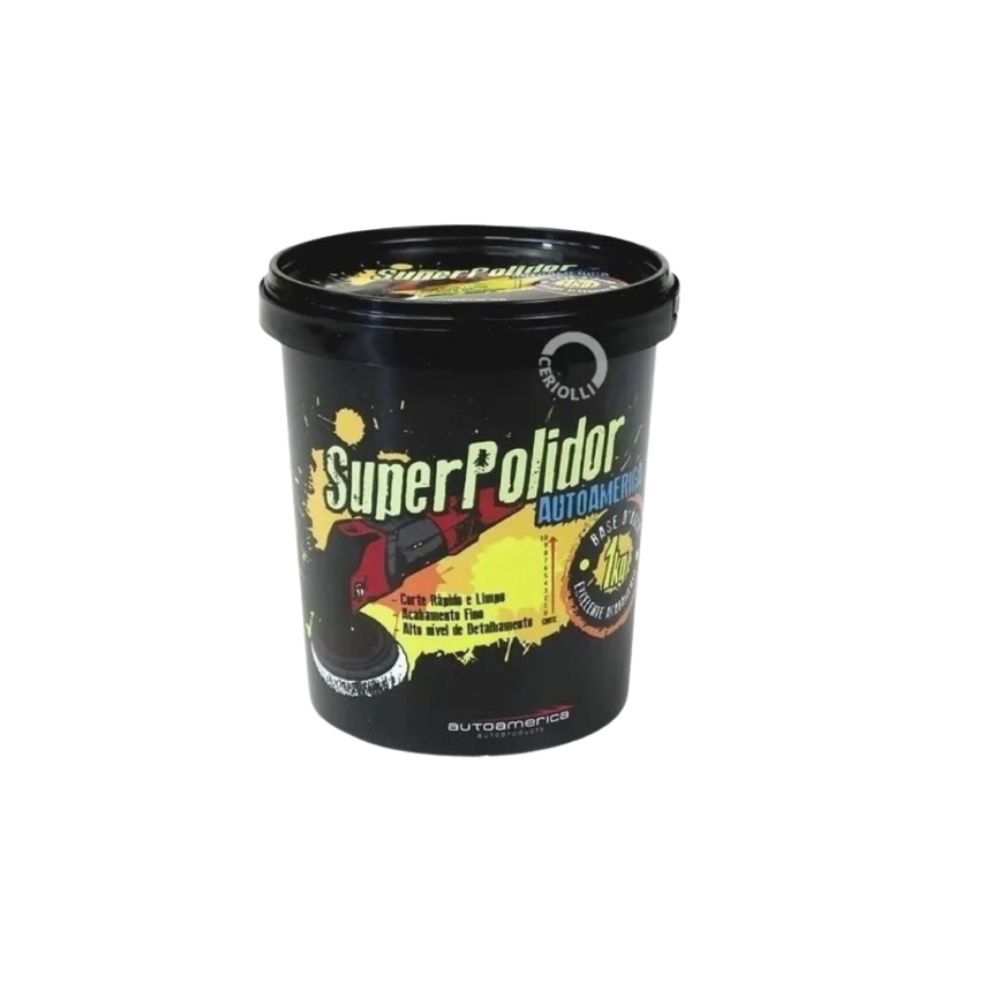 MASSA DE POLIR SUPER POLIDOR 1KG AUTO AMERICA