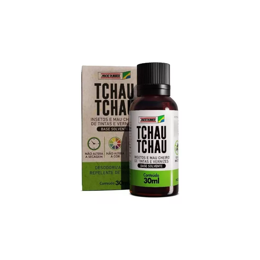 TCHAU TCHAU ANTI-INSETO, ANTI-CHEIRO P/VERNIZ 30ML MAXI RUBBER