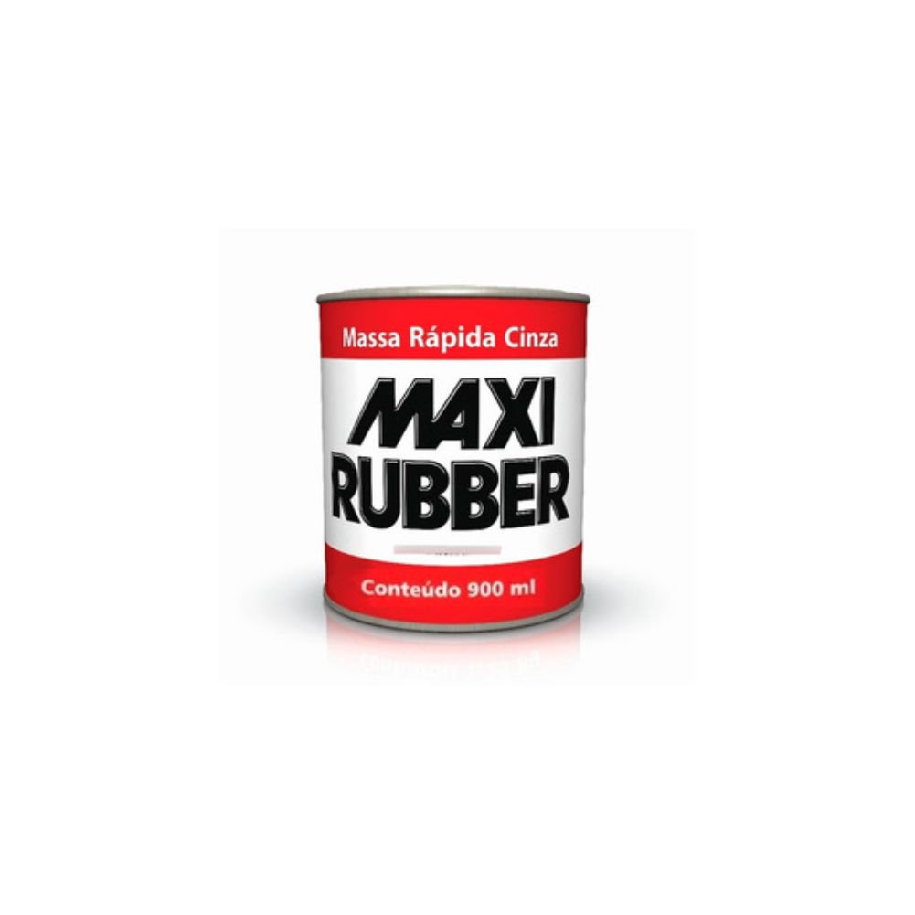 MASSA RAPIDA CINZA 900ML MAXI RUBBER