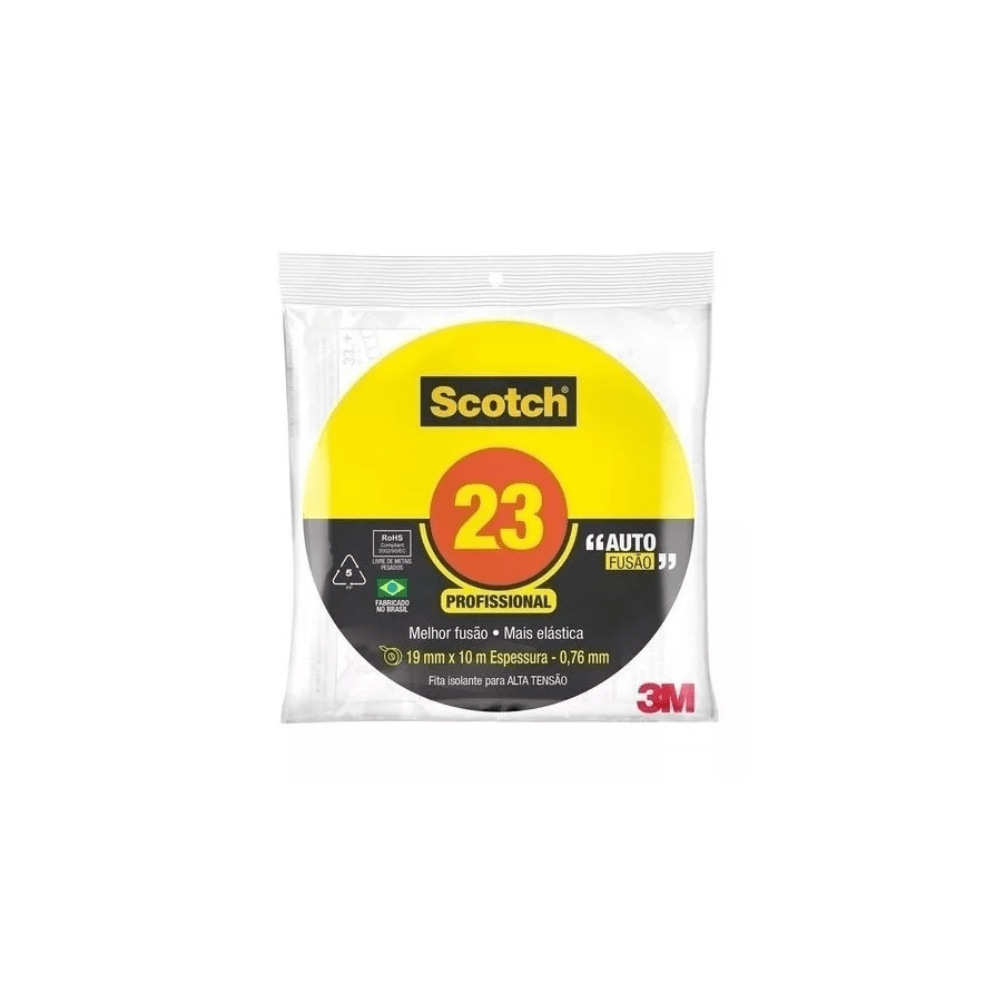 FITA AUTA FUSÃO SCOTCH 23 PROFISSIONAL 10M