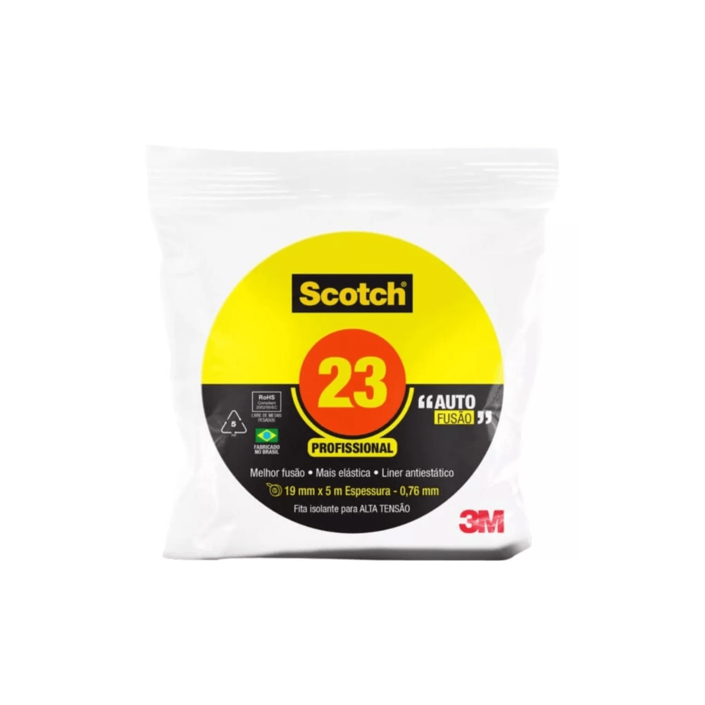 FITA AUTA FUSÃO SCOTCH 23 PROFISSIONAL 5M