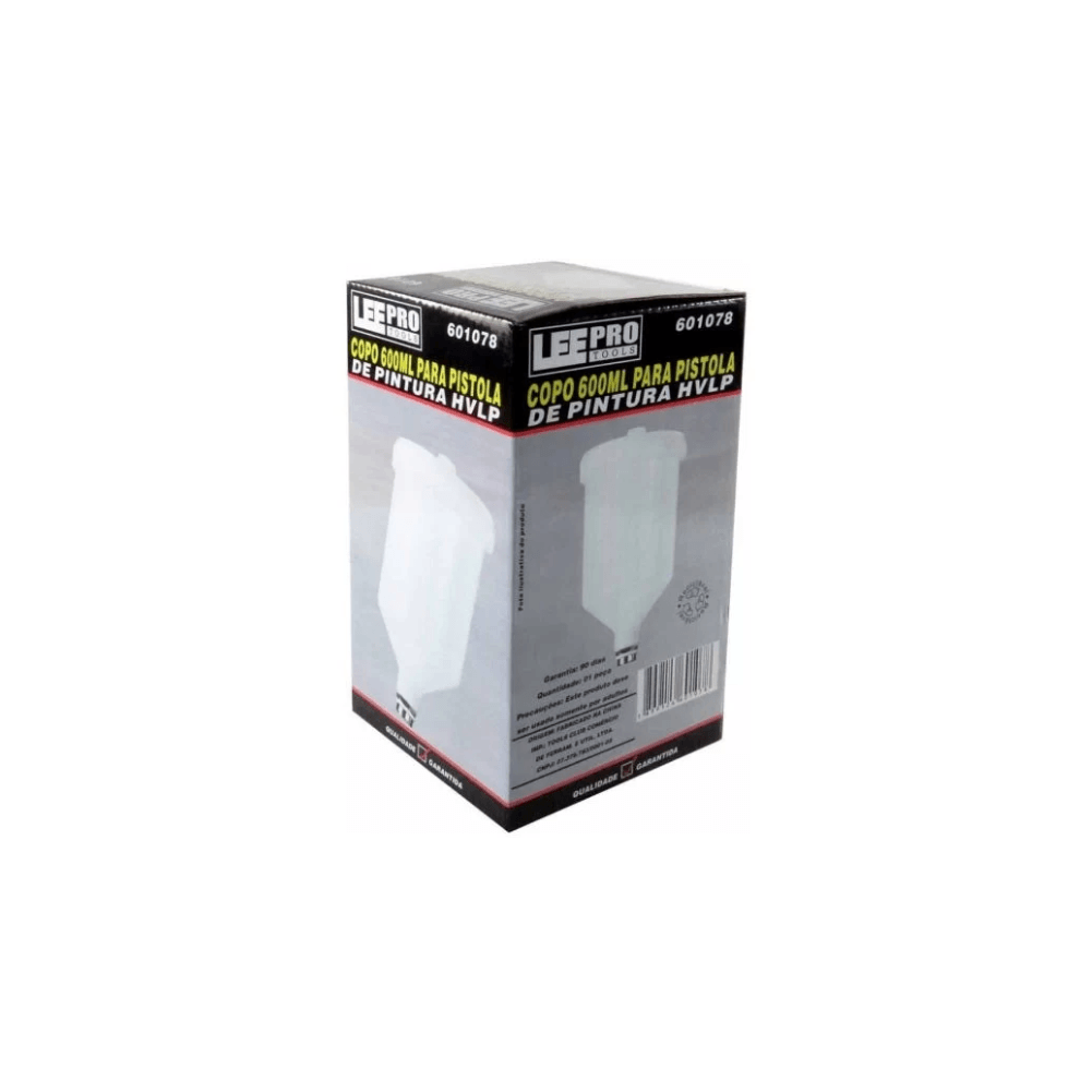 Caneca Para Pistola De Pintura Hvlp 600 Ml Lee Tools