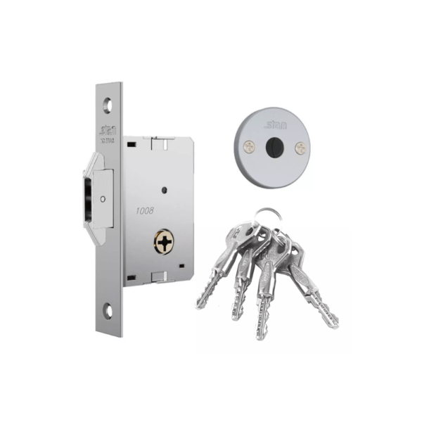 FECHADURA AUXILIAR PORTA BATER/CORRER 1008 STAM - Image 1